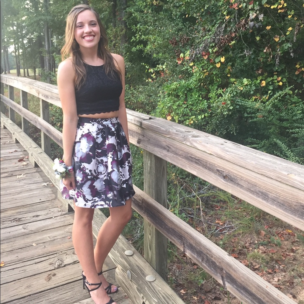 2 piece homecoming dress size 3